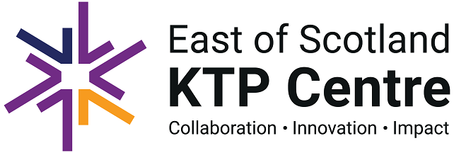 East of Scotland KTP Centre logo: Collaboration. Innovation. Impact.